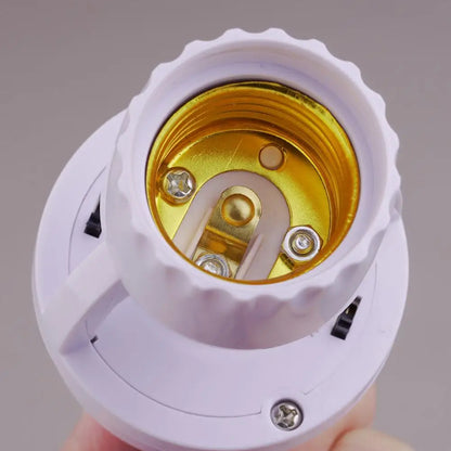 Portalámparas E27 con Sensor de Movimiento PIR – Encendido Automático
